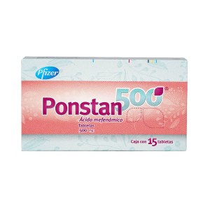 PONSTAN 500 15 TABLETAS 500 MG PONSTAN 500 15 TABLETAS 500 MG