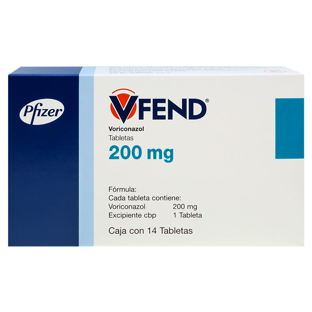 VFEND 200MG 14 TABLETAS