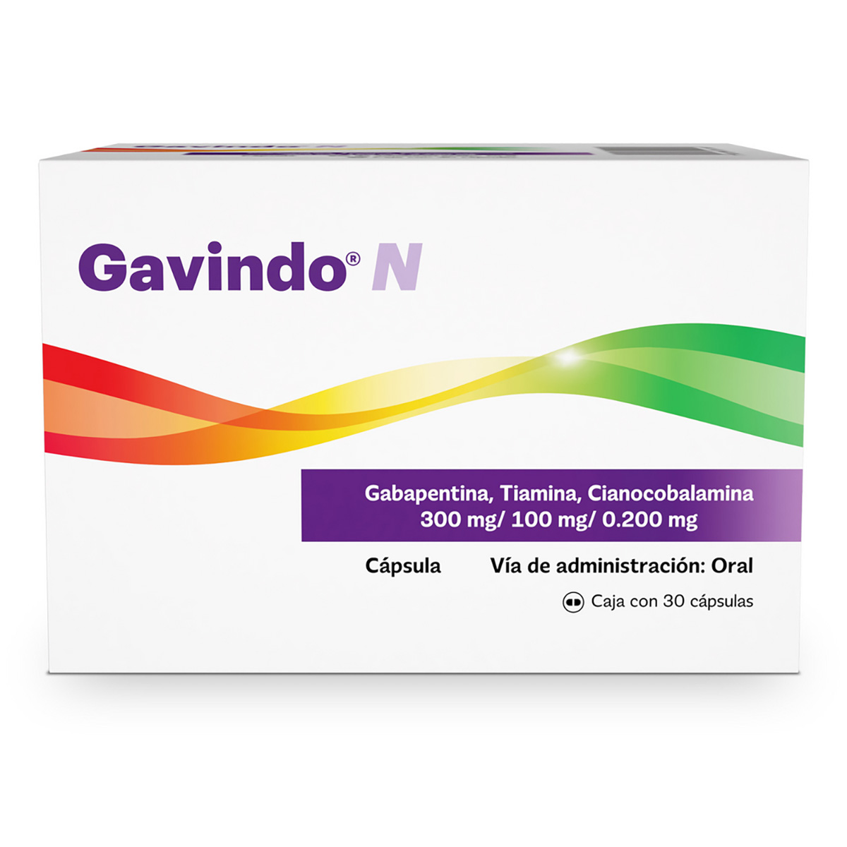 GAVINDO N 300/100/0.200MG 30 CAPS