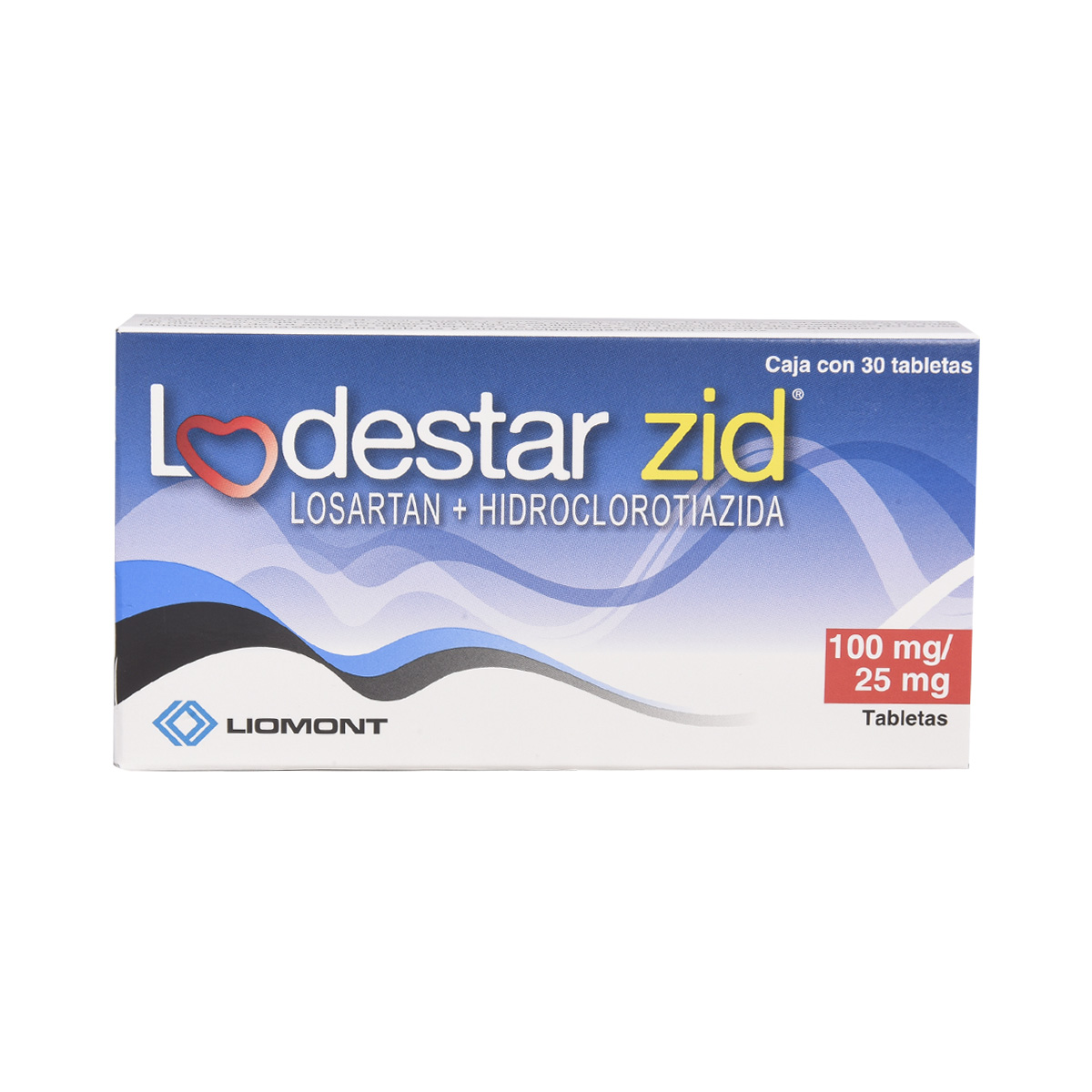 LODESTAR ZID 100/25 MG 30 TAB REC