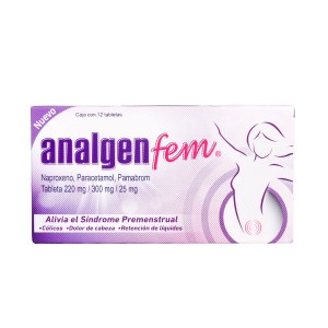 ANALGEN FEM 220/300/25MG 12 TAB ANALGEN FEM 220/300/25MG 12 TAB