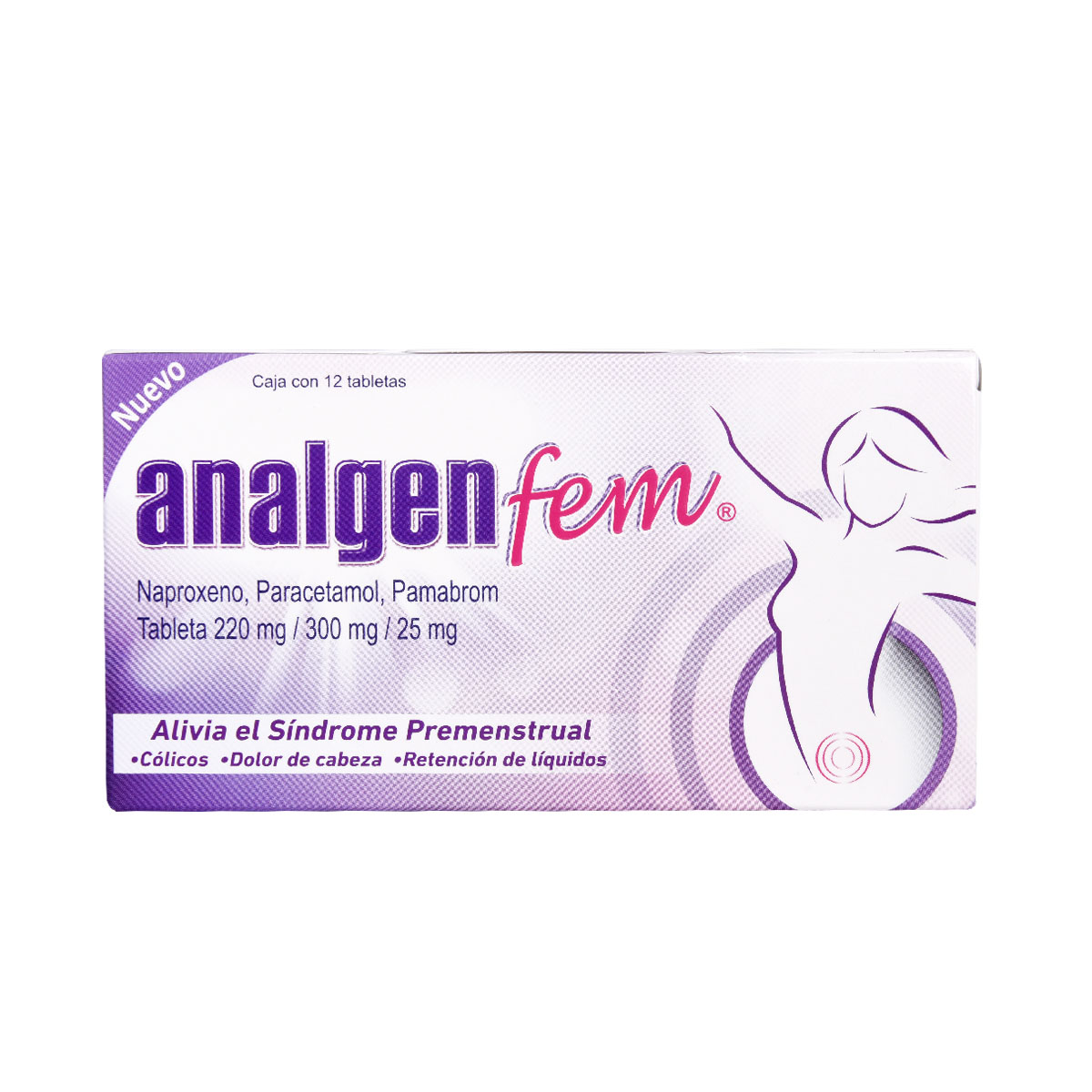 ANALGEN FEM 220/300/25MG 12 TAB