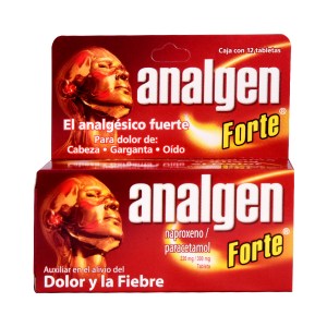 ANALGEN FORTE 220/300 MG 12 TAB ANALGEN FORTE 220/300 MG 12 TAB