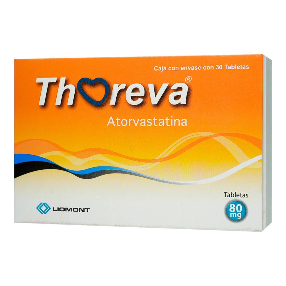 THOREVA 80 MG 30 TAB