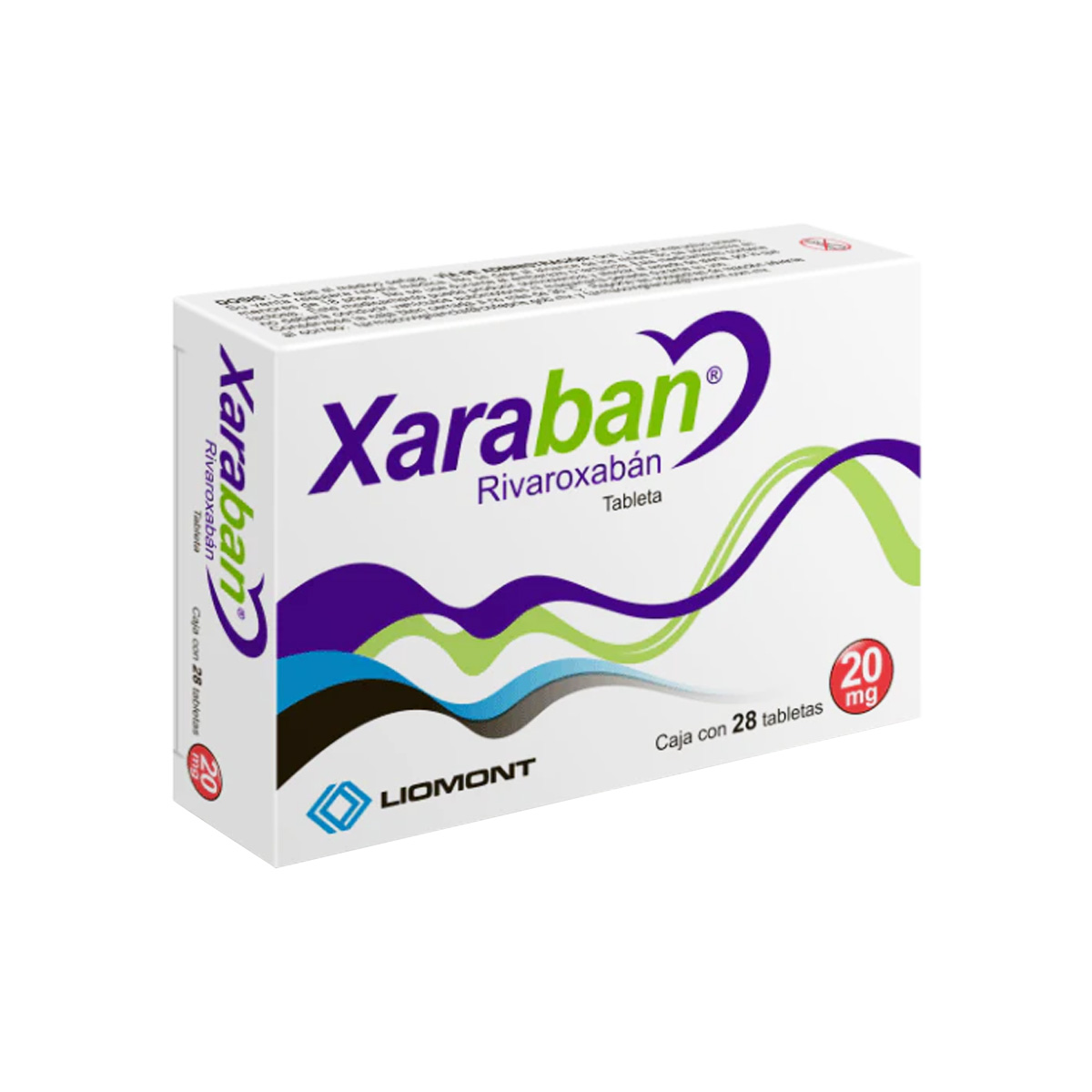 XARABAN 20 MG 28 TAB