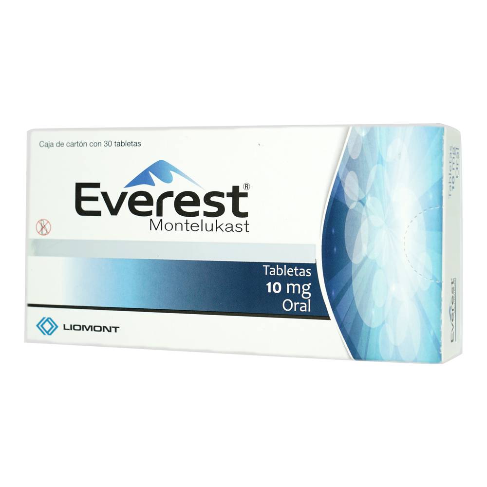 EVEREST MONTELUKAST 10 MG 30TAB