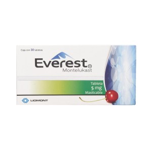 EVEREST MONTELUKAST 5 MG 30 TAB EVEREST MONTELUKAST 5 MG 30 TAB