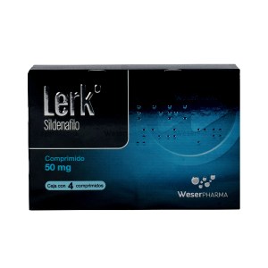 LERK CAJA CON 4 COMP. DE 50 MG. LERK CAJA CON 4 COMP. DE 50 MG.
