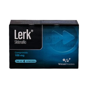 LERK CAJA CON 4 COMP. DE 100 MG. LERK CAJA CON 4 COMP. DE 100 MG.