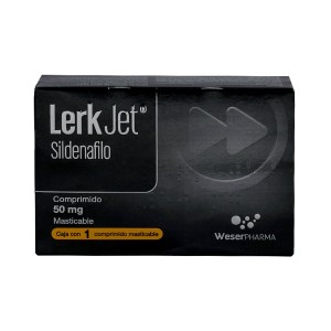LERK JET CAJA CON 1 COMP. MASTICABLE DE 50 MG. LERK JET CAJA CON 1 COMP. MASTICABLE DE 50 MG.