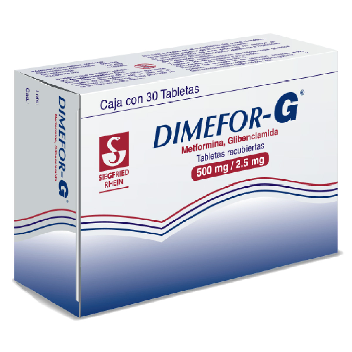 DIMEFOR-G 500/2.5MG TAB RECUB 30
