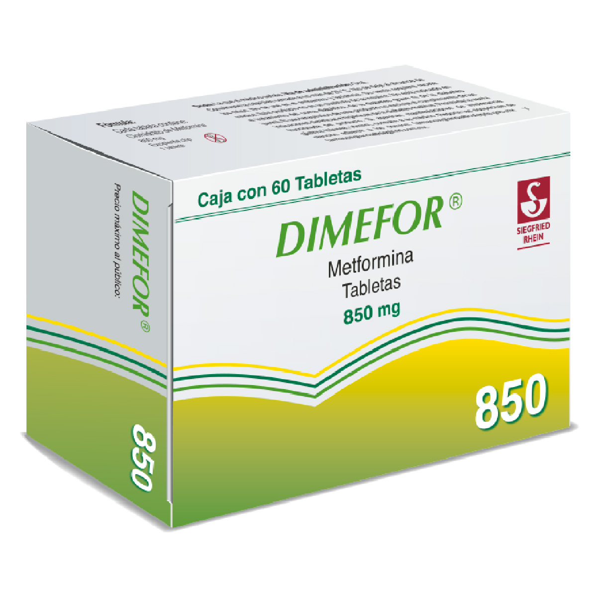DIMEFOR 850 MG TAB 60