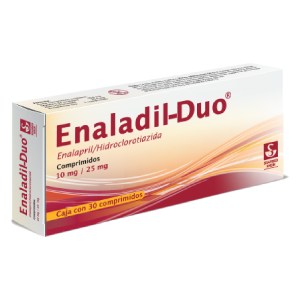 ENALADIL-DUO 10/25 MG CPR 30 ENALADIL-DUO 10/25 MG CPR 30
