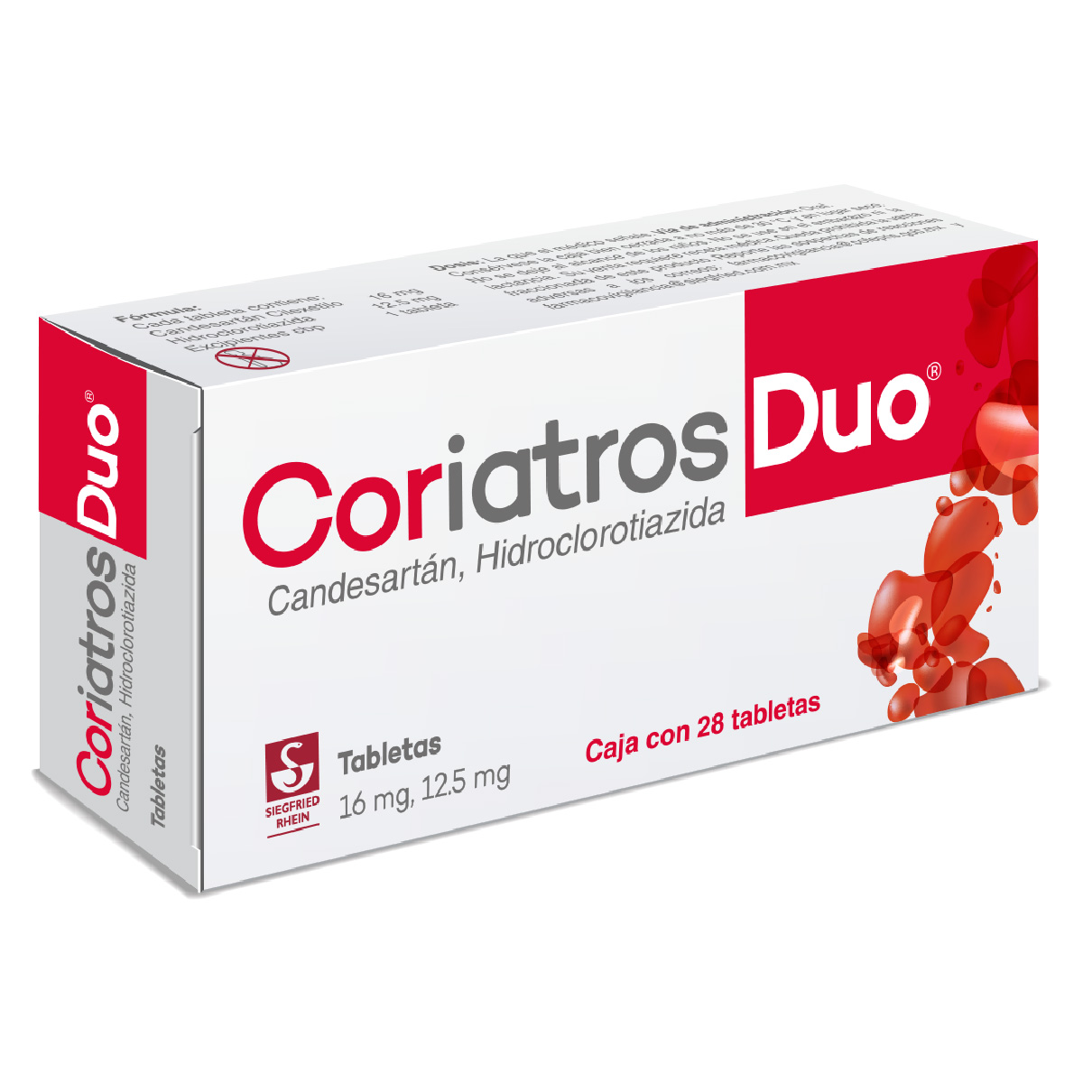 CORIATROS DUO 16/12.5MG TAB 28