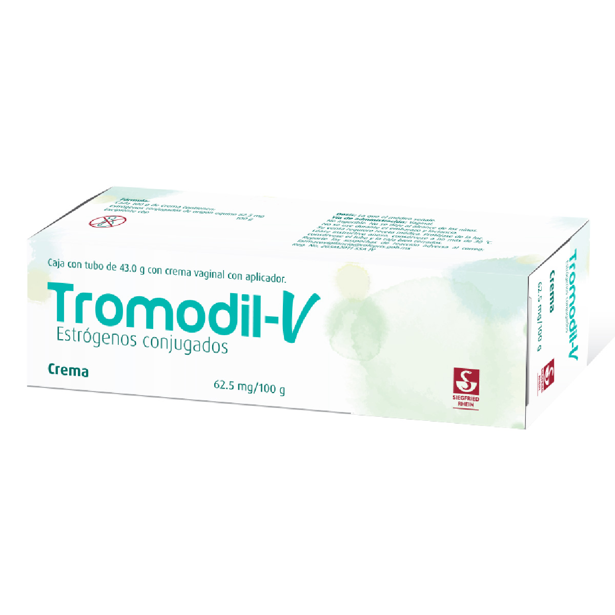 TROMODIL-V 62.5/100MG CRA VAG 43G