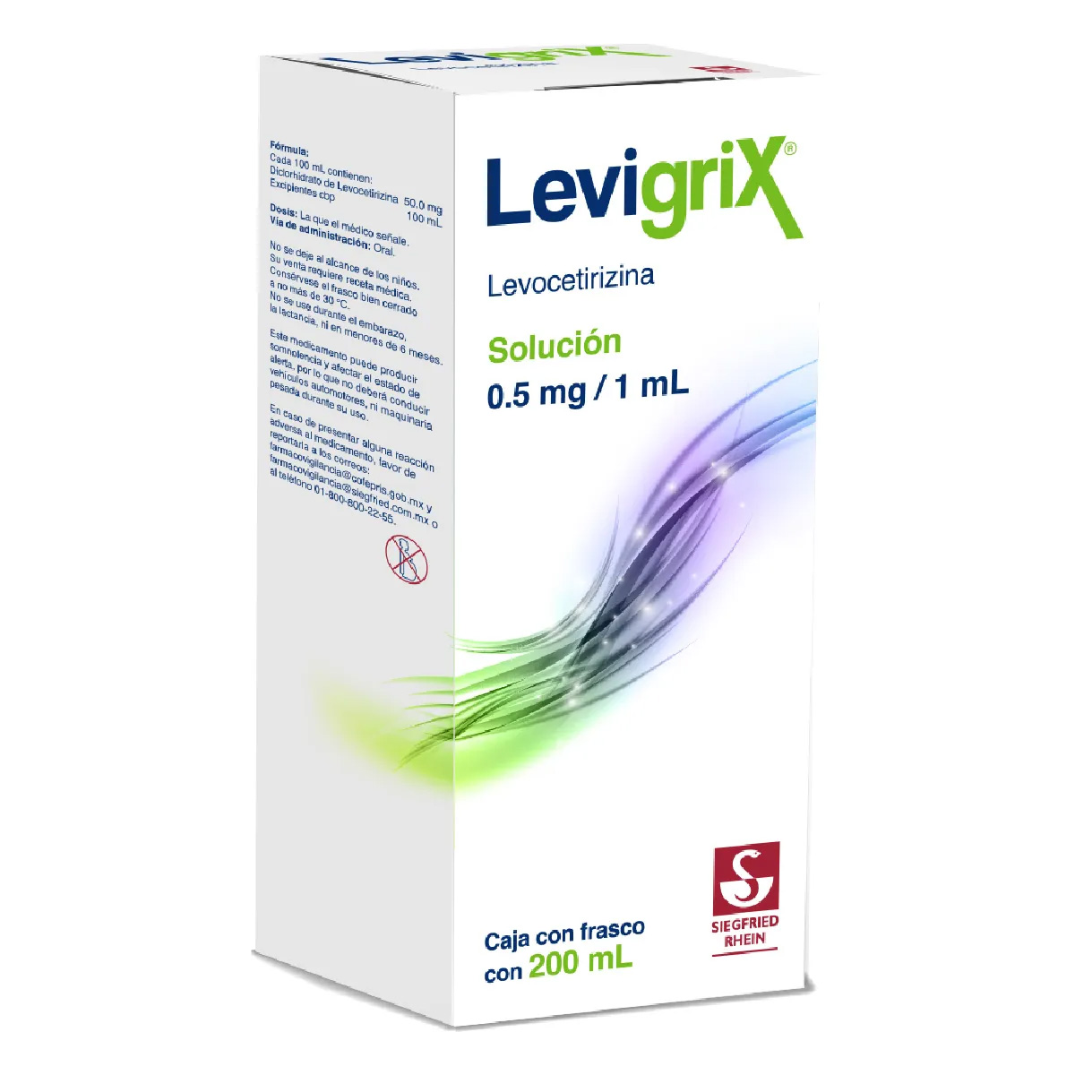 LEVIGRIX 0.5MG/1 ML SOL 200 ML