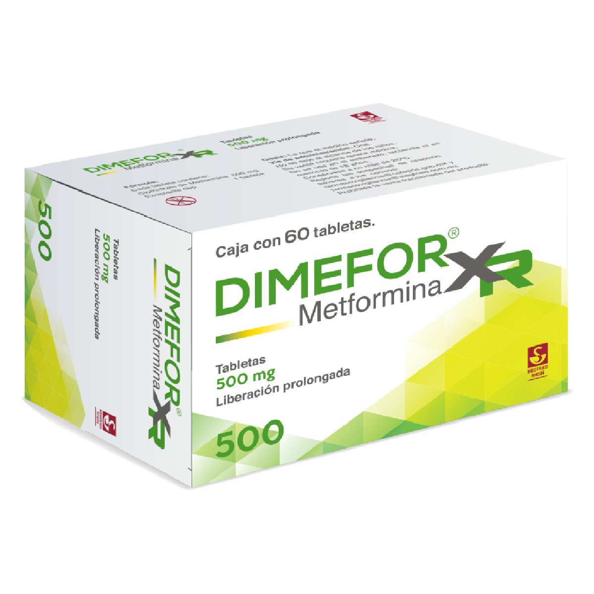 DIMEFOR XR 500MG LIB PROL TAB 60 N