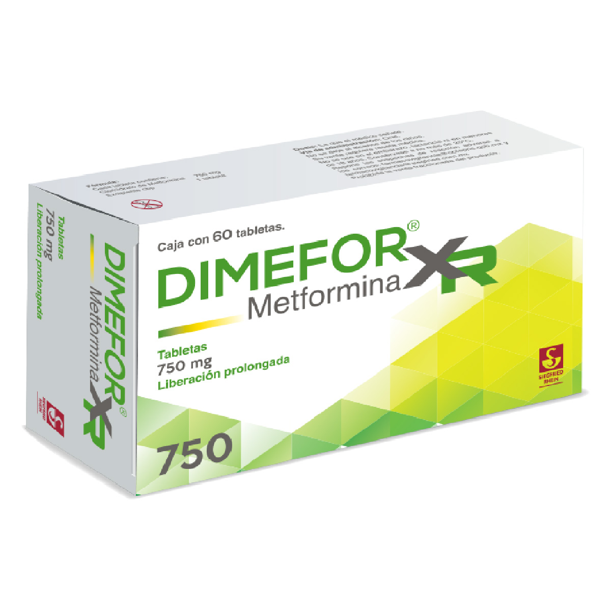 DIMEFOR XR 750MG LIB PROL TAB 60 N
