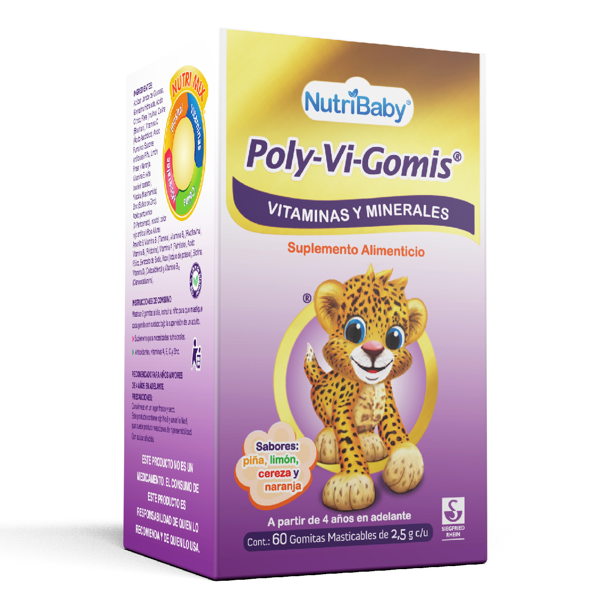 NUTRIBABY POLY-VI-G SUP ALIM C/60N