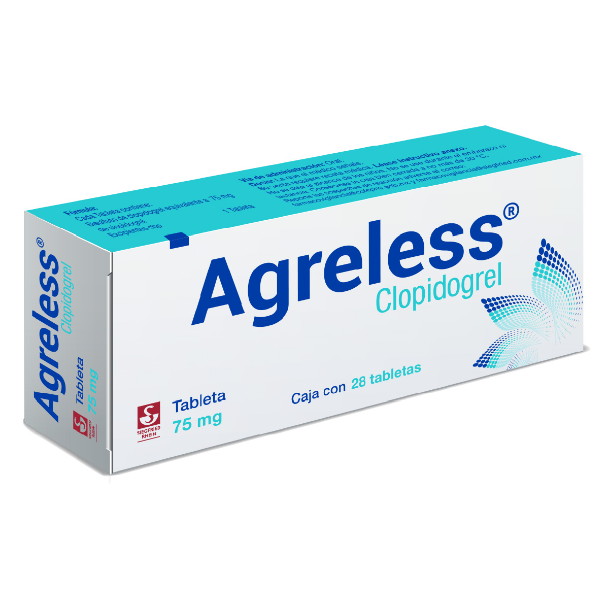 AGRELESS 75 MG TAB 28