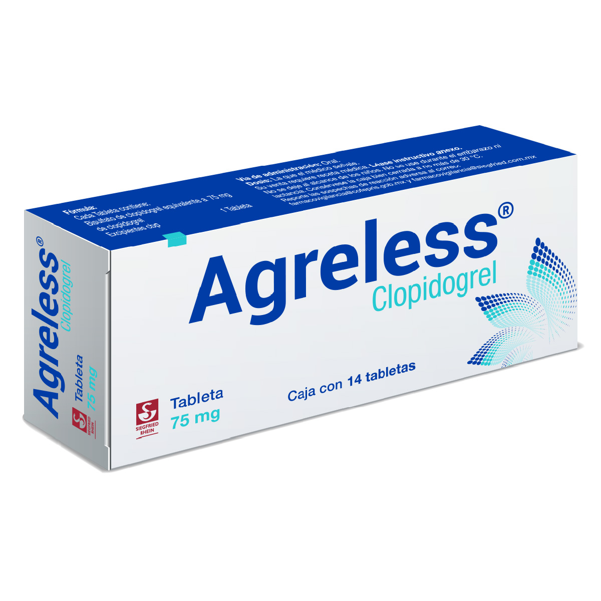 AGRELESS 75 MG TAB 14
