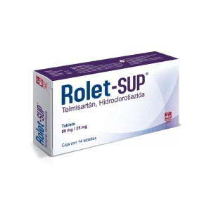 ROLET-SUP 80/25 MG 14 TAB ROLET-SUP 80/25 MG 14 TAB