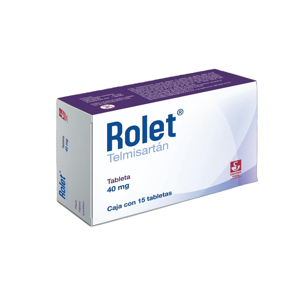 ROLET 40 MG 15 TAB