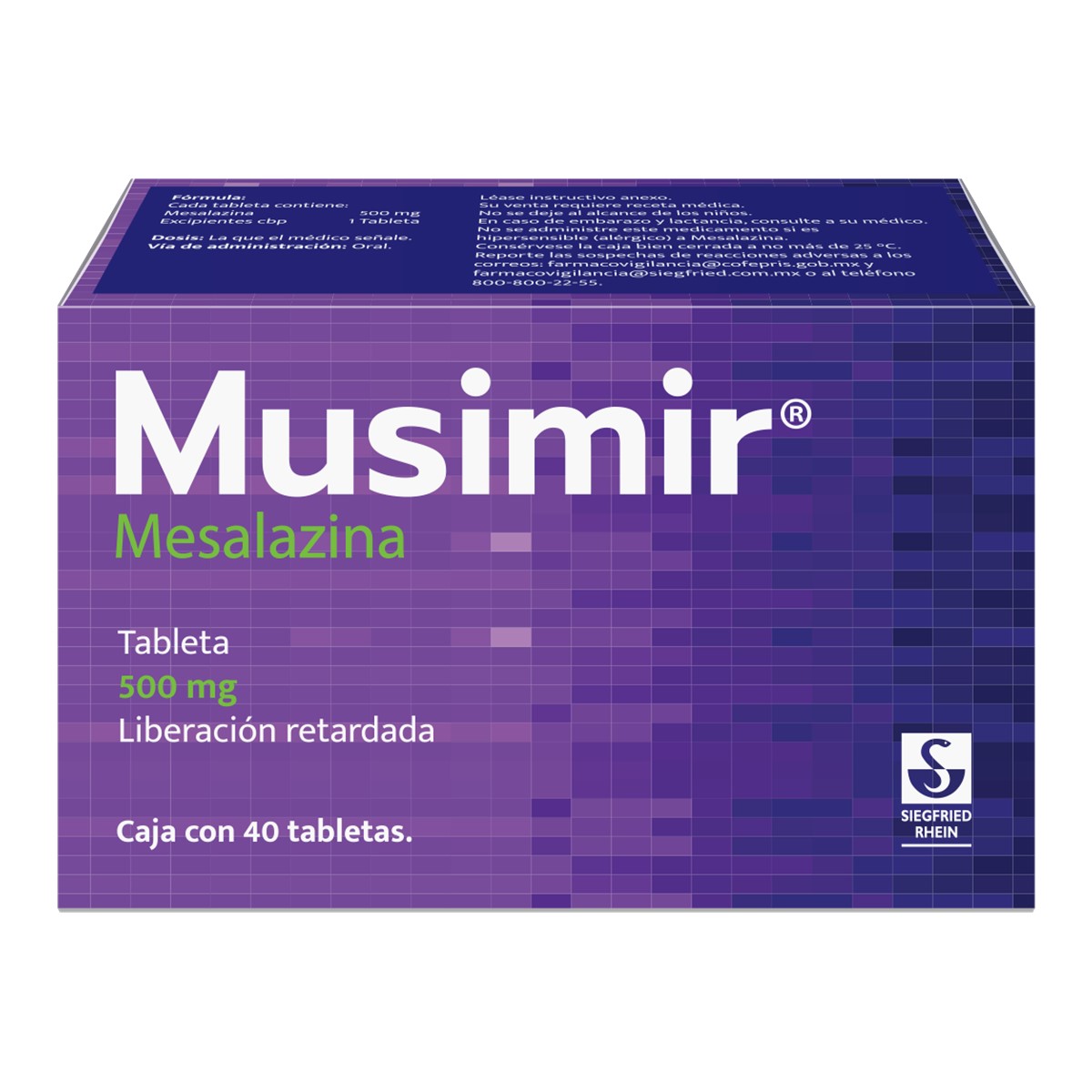 MUSIMIR LR 500MG 40 TAB          N