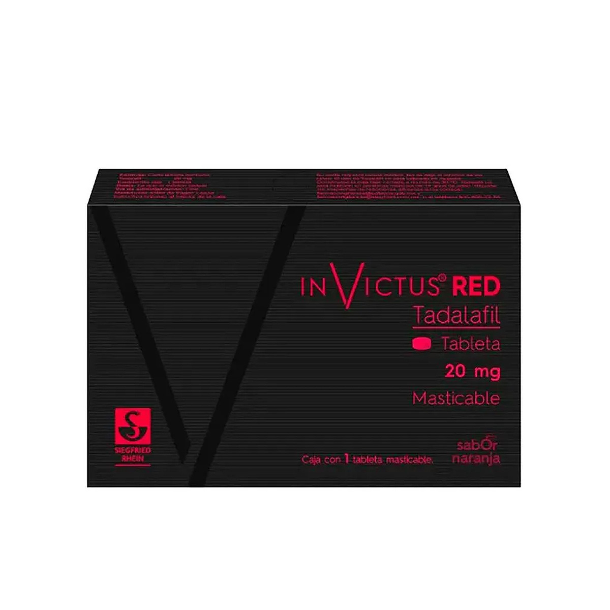 INVICTUS RED 20 MG 4 TAB N