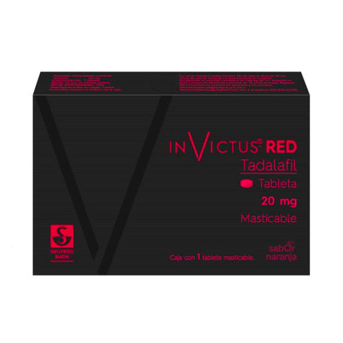 INVICTUS RED 20 MG 1 TAB         N