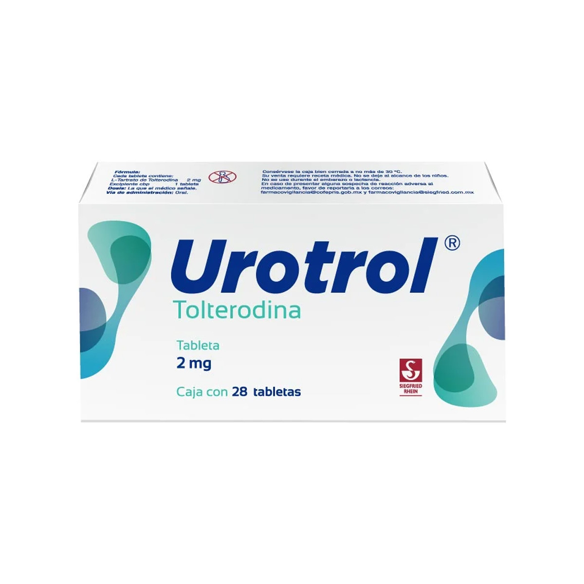UROTROL 2MG FCO 28 TAB