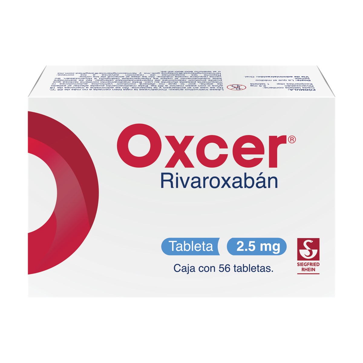 OXCER 2.5 MG 56 TAB              N