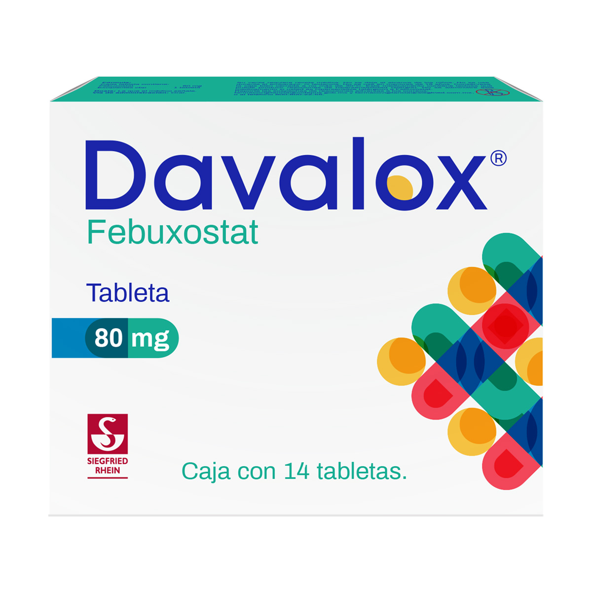 DAVALOX 80 MG 14 TAB