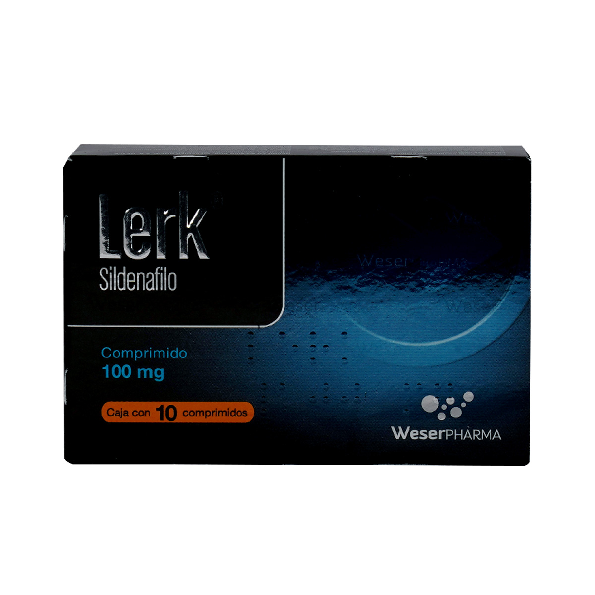 LERK CAJA CON 10 COMP. DE 100 MG.