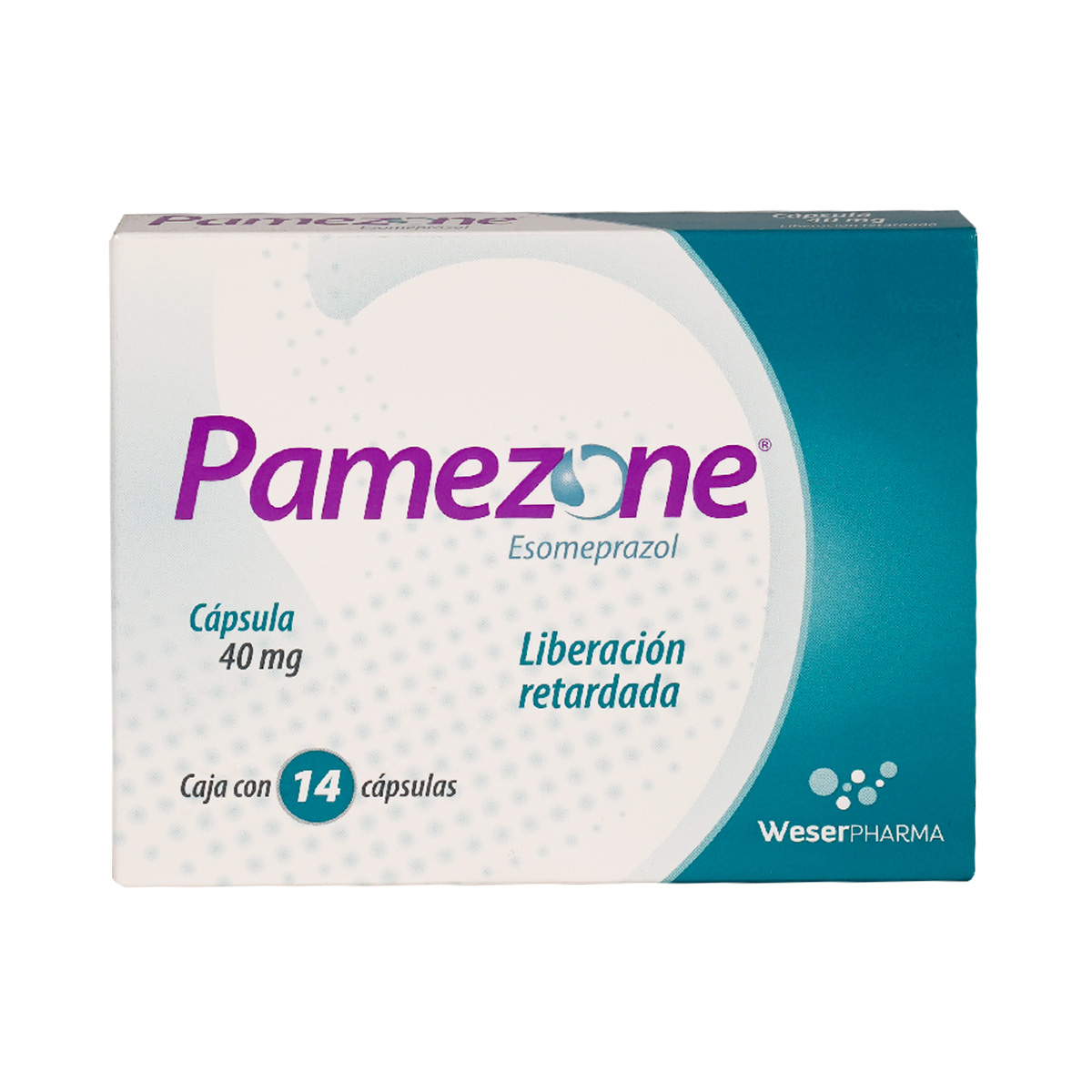 PAMEZONE LR 40 MG 14 CAP         N