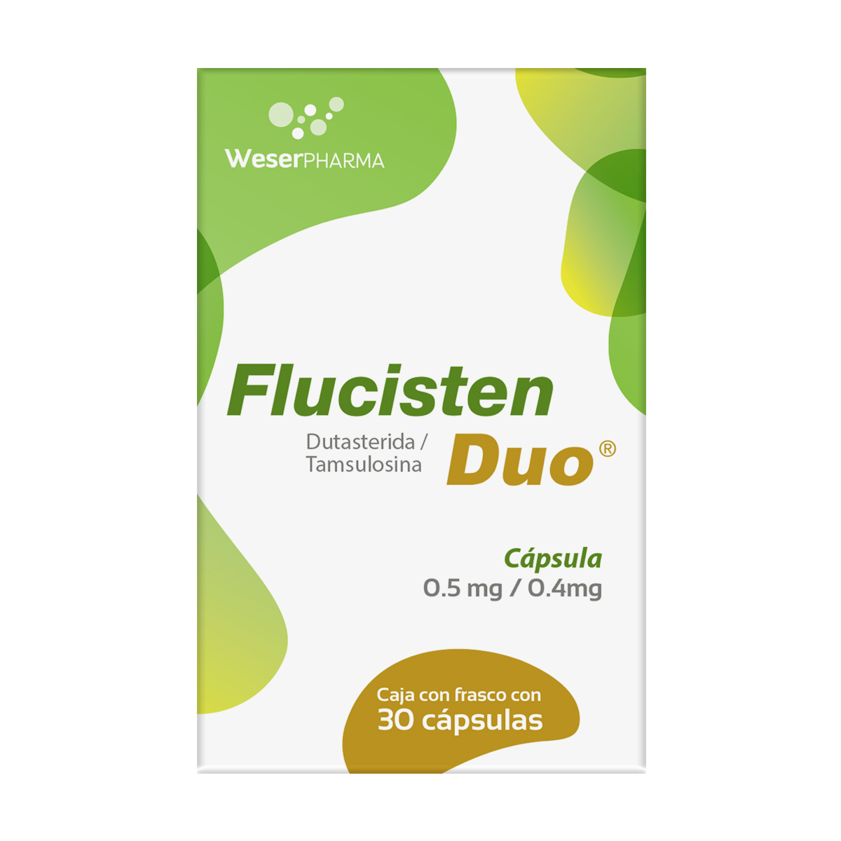 FLUCISTEN DUO 0.5/0.4MG 30 CAPS  N