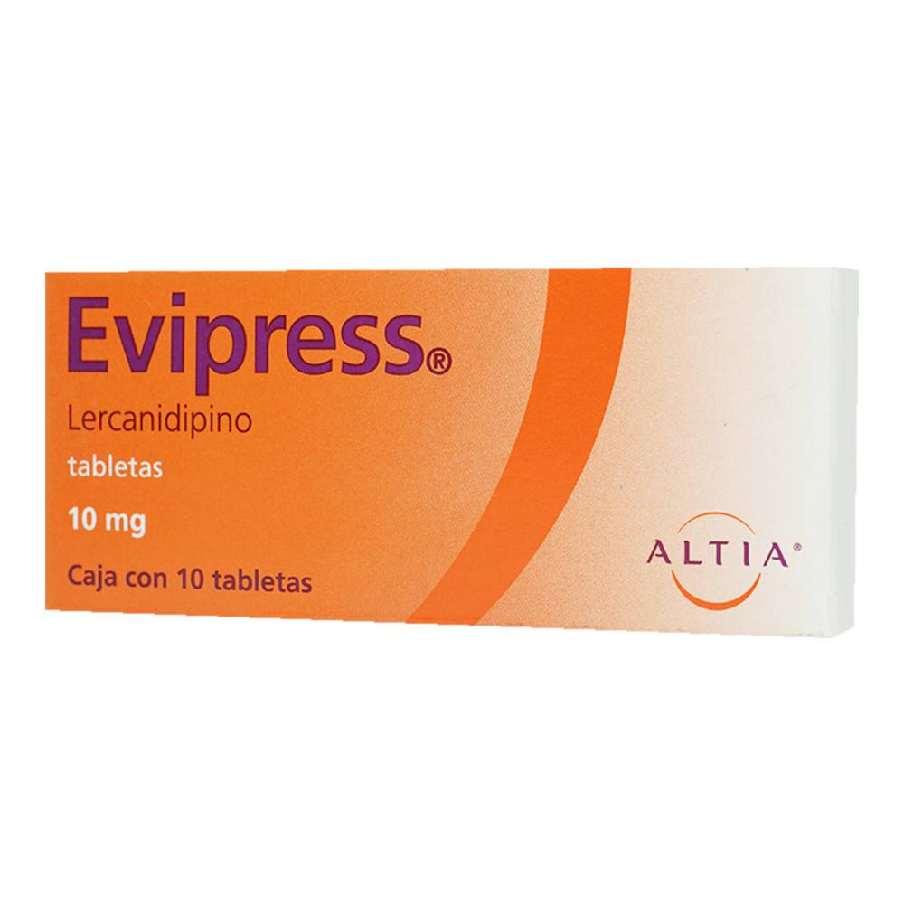 EVIPRESS 10 MG TAB 10