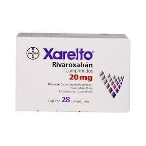XARELTO 20 MG CPR 28 035 XARELTO 20 MG CPR 28 035