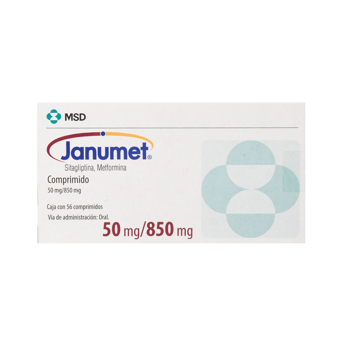 JANUMET 50/850MG CPR56 RECUB 035