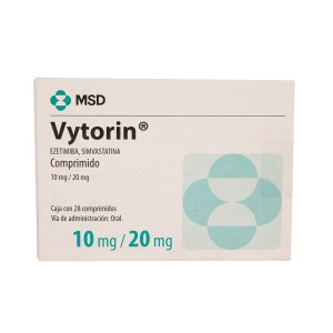 VYTORIN CAJA CON 28 COMPRIMIDOS DE 10/20 MG VYTORIN CAJA CON 28 COMPRIMIDOS DE 10/20 MG