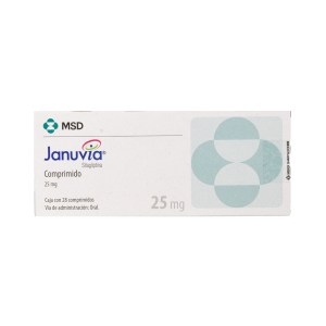 JANUVIA 25 MG CPR RECUB 28 JANUVIA 25 MG CPR RECUB 28