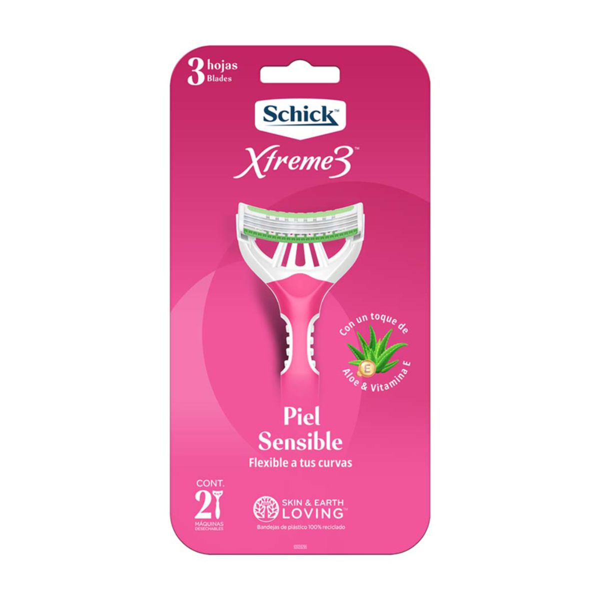 MAQ SCHICK XTREME3 P/SENSIBLE C/2