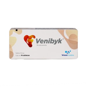 VENIBYK CAJA CON 14 TABS. DE 50 MG VENIBYK CAJA CON 14 TABS. DE 50 MG