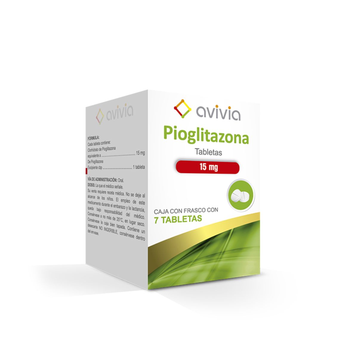 PIOGLITAZONA 30MG FCO 7 TAB LGEN