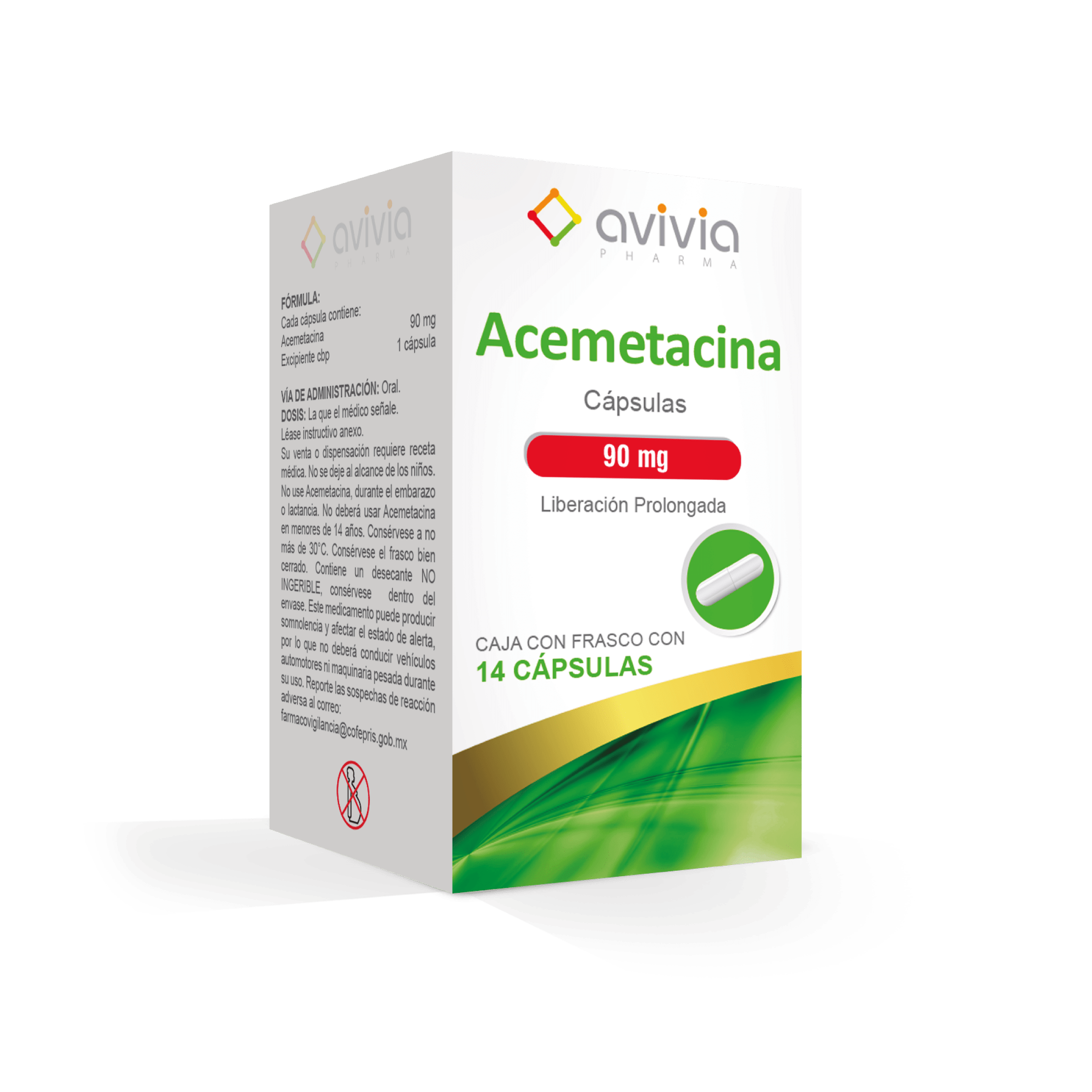 ACEMETACINA 90 MG 14 CAPS LGEN