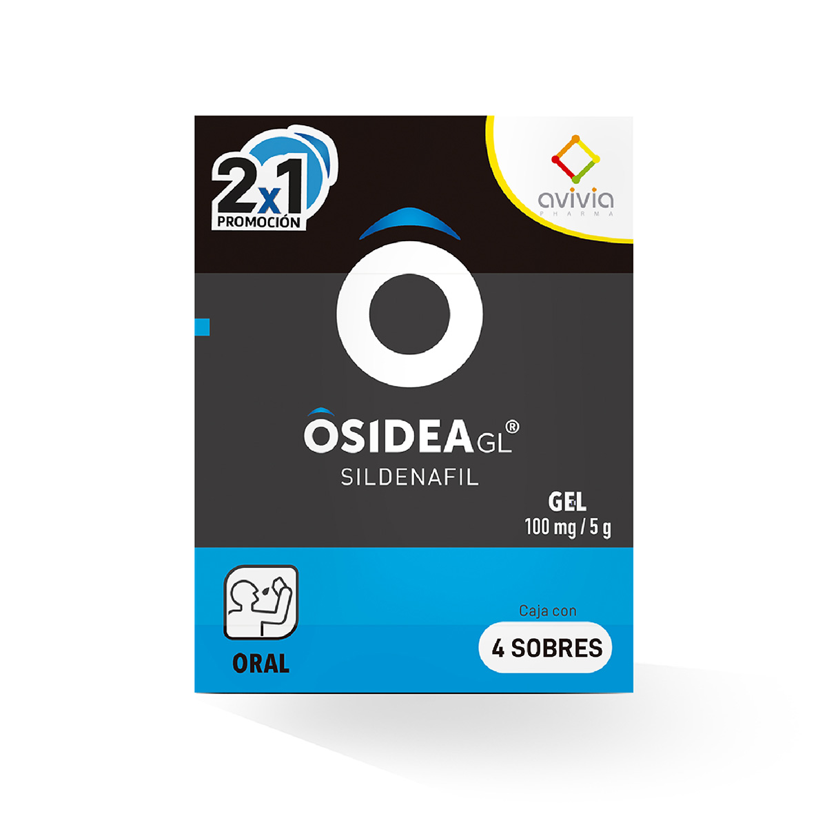 OSIDEA GL 100MG/5G 4SB 2X1  LGEN