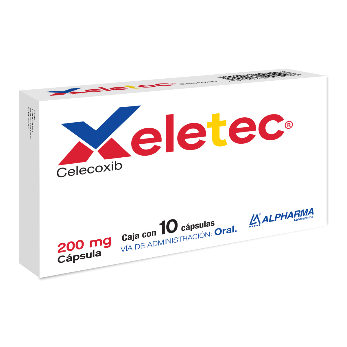 XELETEC 200 MG 10 CAPS
