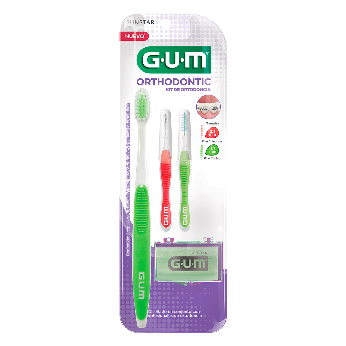 KIT GUM ORTODONCIA C/4 PZAS