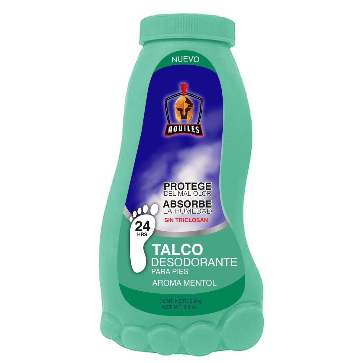 TCO AQUILES DESOD MENTOL PIES 250G