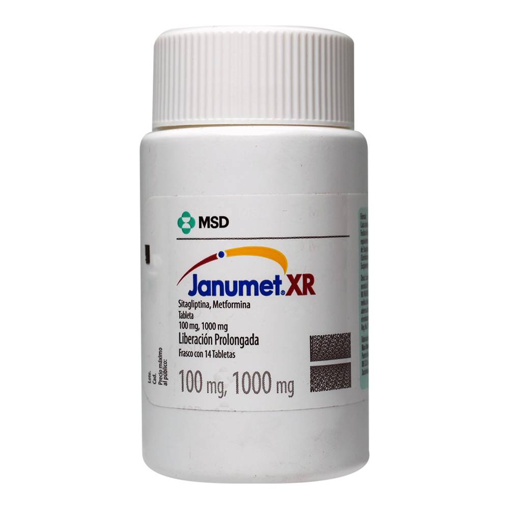JANUMET XR 100/1000MG LIB PRO TAB14